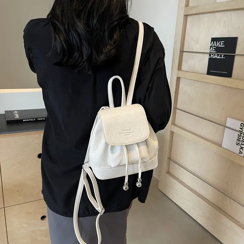 NATTY PU Backpack Unisex Black/Silver/White/Red/Yellow-5