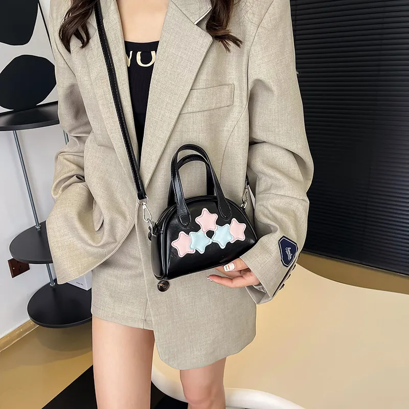 NATTY Pu Shoulder Bag, Crossbody Bag, Handbag Regular Women's Ecru/Silver/Black-16