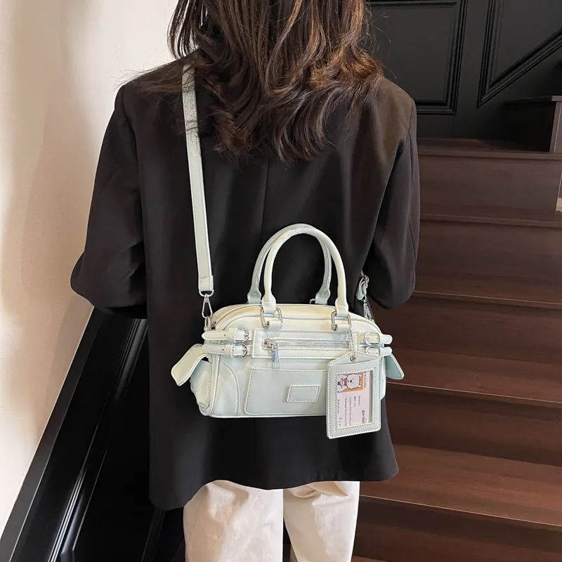NATTY PU Boston Bag Handbags Unisex Multicolor-15