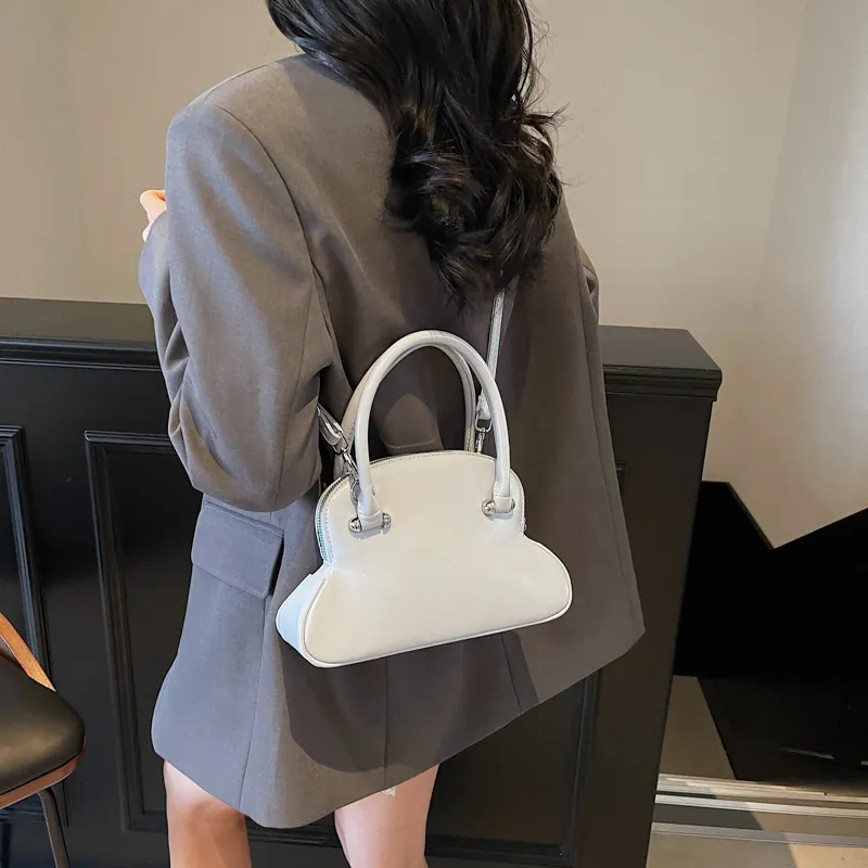 NATTY PU Shoulder Bag Crossbody Bag Handbag Regular Women's White/Pink/Cream Blue/Purple/Black-18