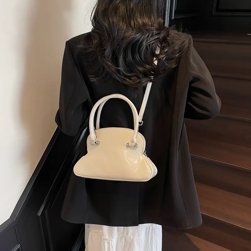 NATTY PU Shoulder Bag Crossbody Bag Handbag Regular Women's White/Pink/Cream Blue/Purple/Black-6