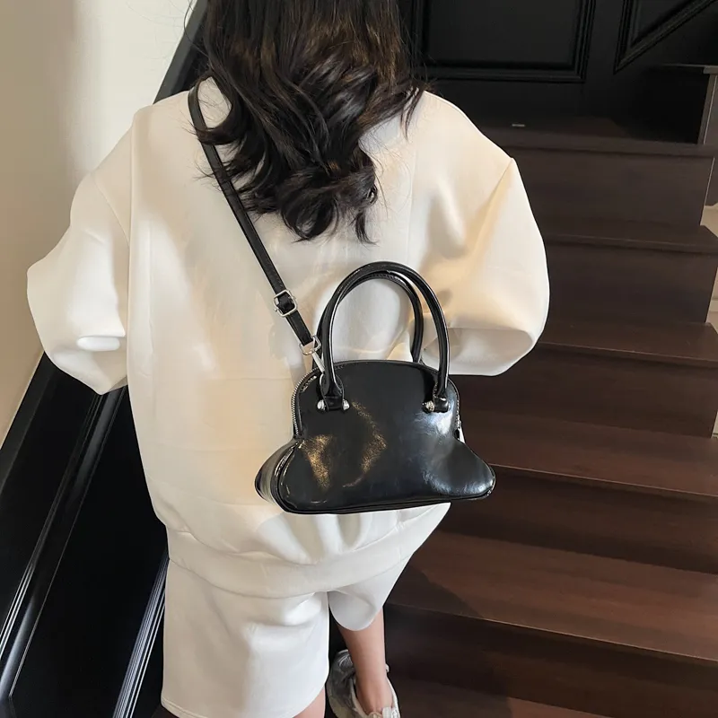 NATTY PU Shoulder Bag Crossbody Bag Handbag Regular Women's White/Pink/Cream Blue/Purple/Black-31