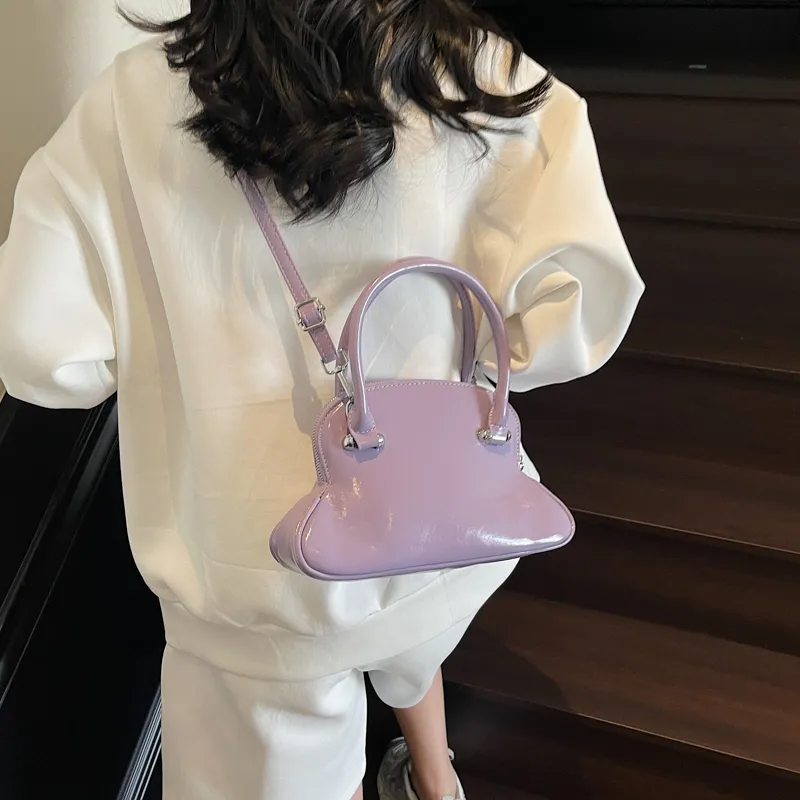 NATTY PU Shoulder Bag Crossbody Bag Handbag Regular Women's White/Pink/Cream Blue/Purple/Black-28