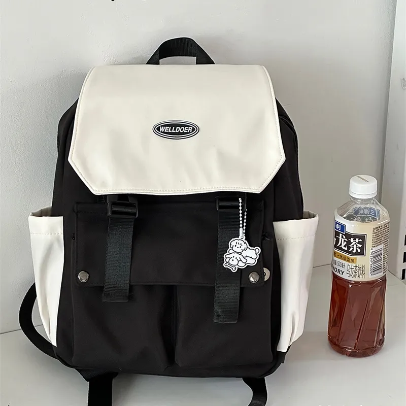 Versman Canvas Backpack Large Size Unisex Multicolor-1