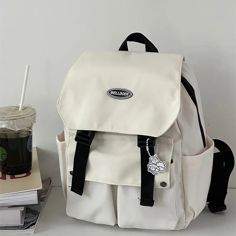 Versman Canvas Backpack Large Size Unisex Multicolor-6