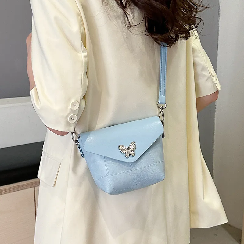 Versman PU Shoulder Bag Medium Size Women's Pink/White/Blue-18