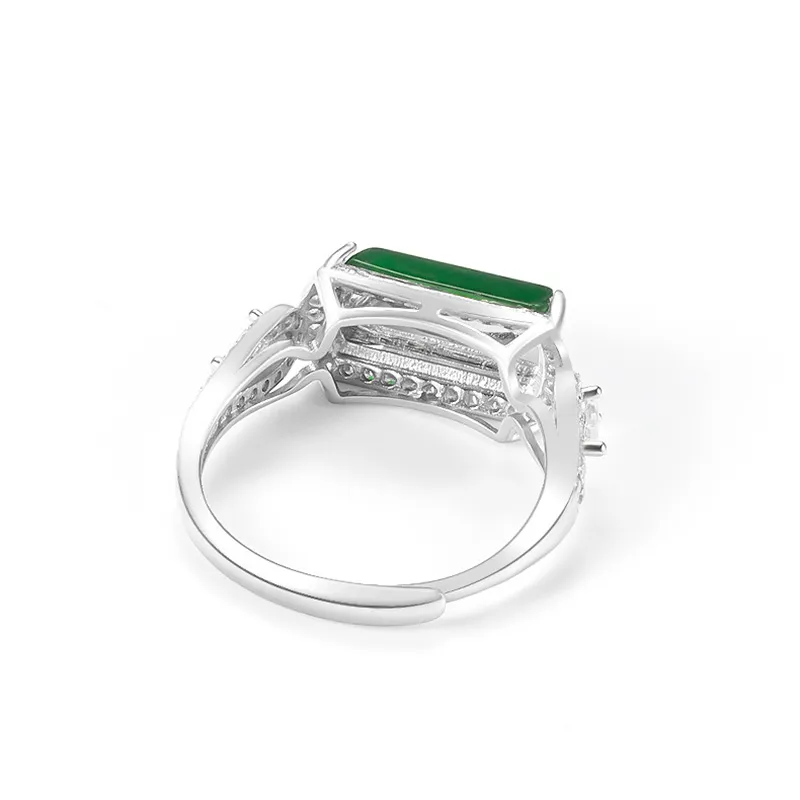 Jade Is Boundless Ice Glutinous Jadeite Rings Women's-3