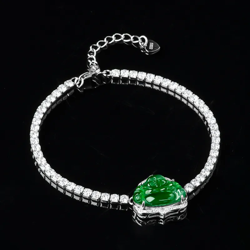 Jade Is Boundless Ice Type Jadeite Bracelets Women's-3