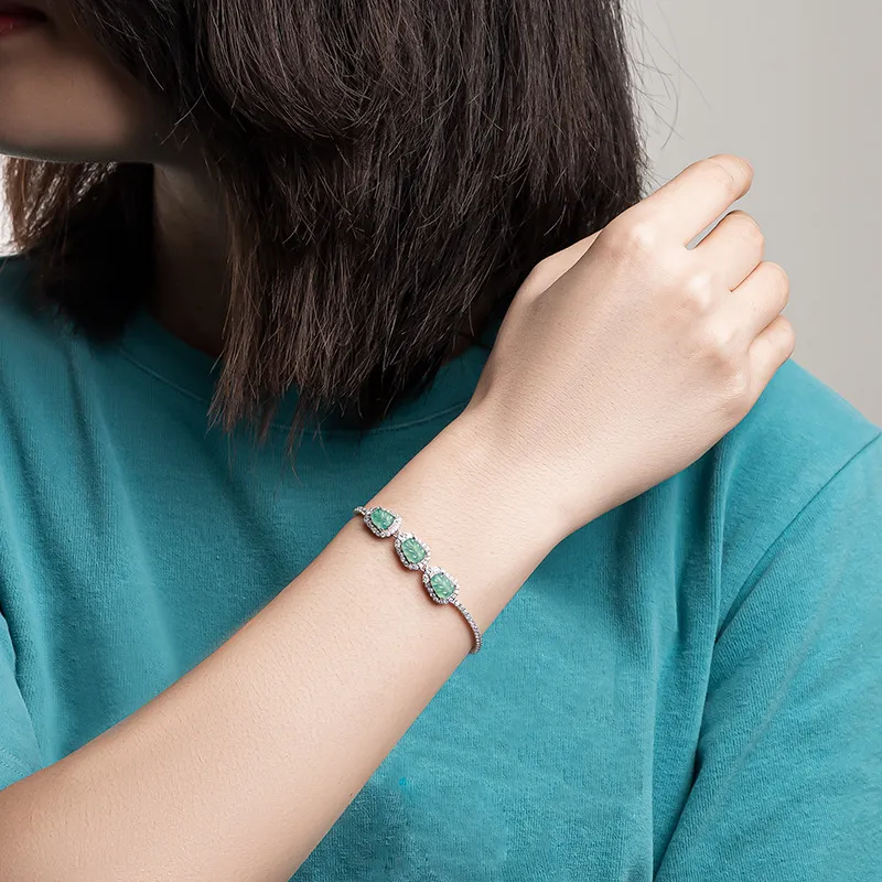 Jade Is Boundless Ice Type Jadeite Bracelets Women's-4