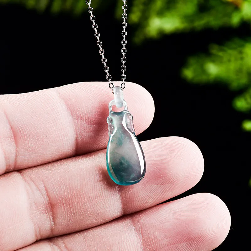 Jade Is Boundless Ice Glutinous Necklaces Women's-4