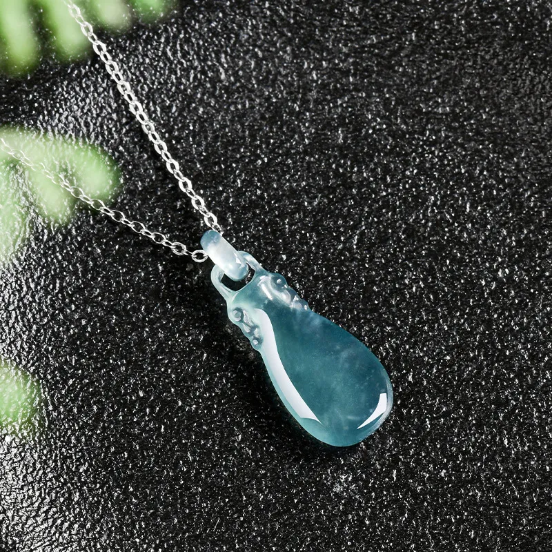 Jade Is Boundless Ice Glutinous Necklaces Women's-3