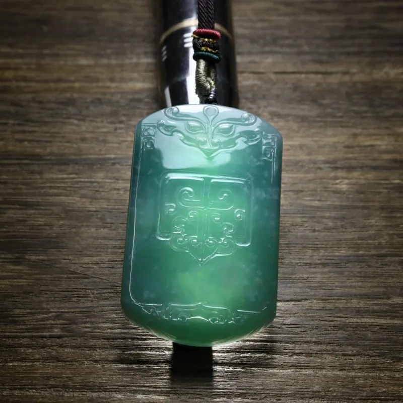 Jade Is Boundless Glutinous Jade Jadeite Necklaces Unisex-1