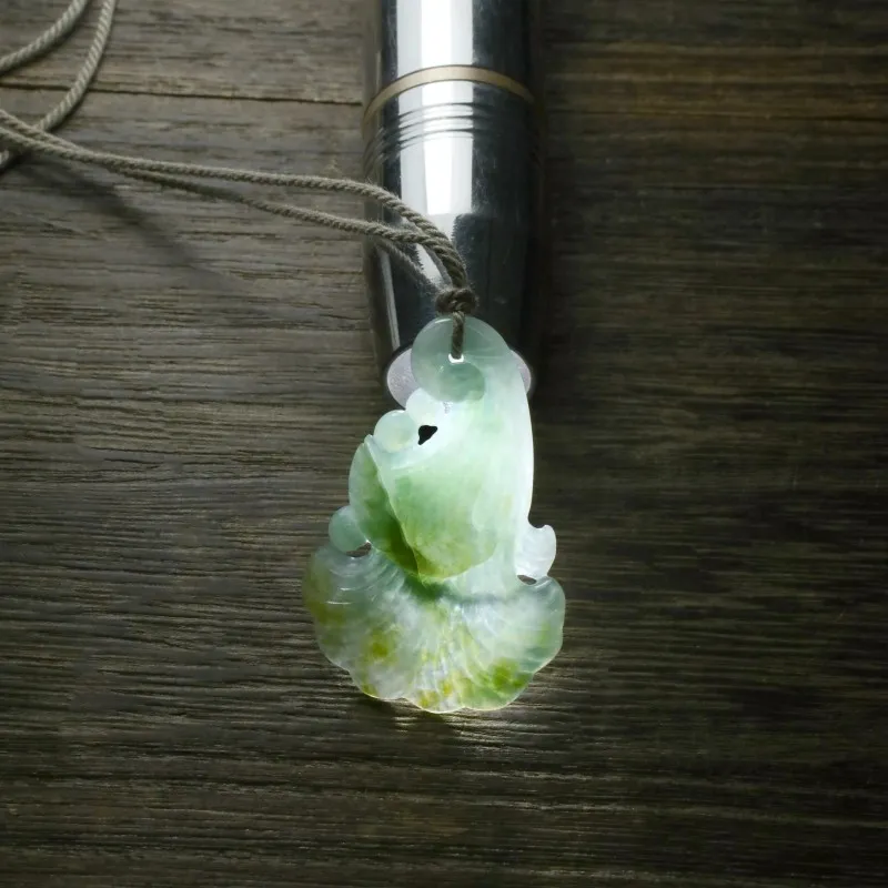 Jade Is Boundless Ice Glutinous Jadeite Necklaces Unisex-1