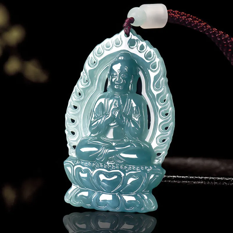 Jade Is Boundless Ice Glutinous Jadeite Necklaces Unisex-2