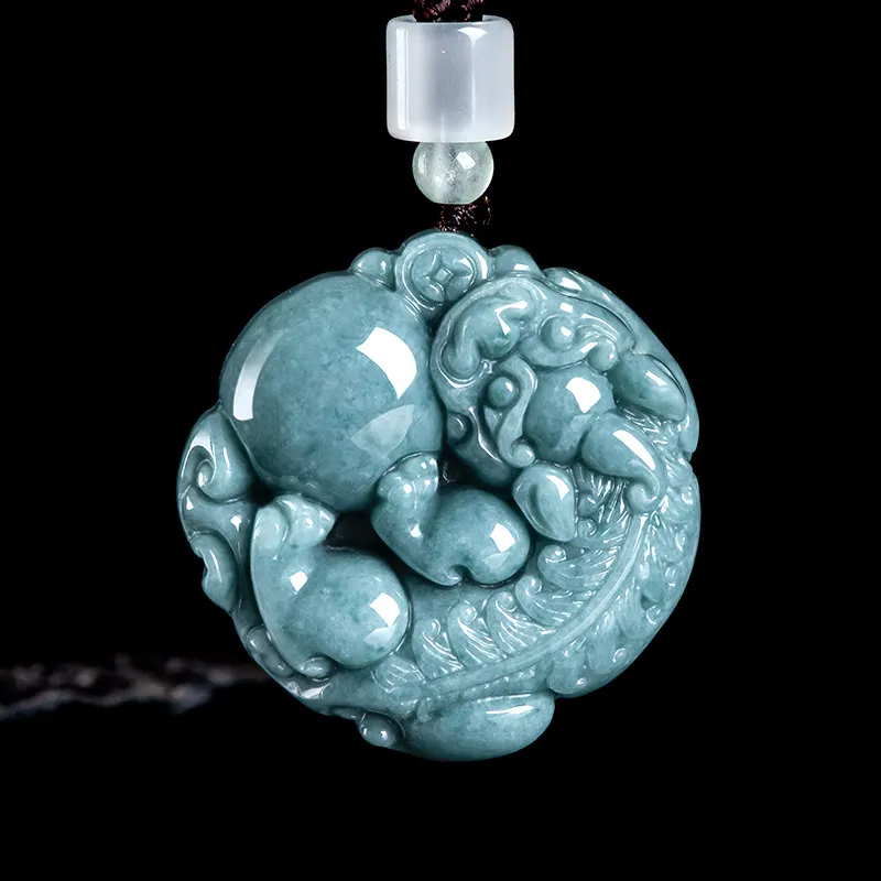 Jade Is Boundless Glutinous Jade Jadeite Necklaces Unisex-2