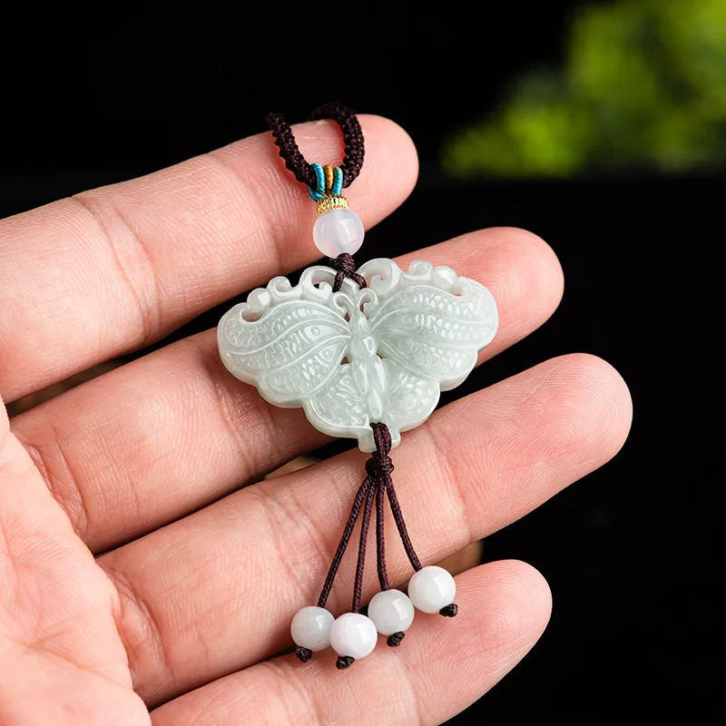 Jade Is Boundless Glutinous Jade Jadeite Necklaces Unisex-4