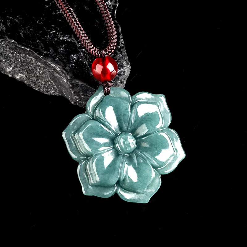 Jade Is Boundless Glutinous Jade Jadeite Necklaces Women's-2