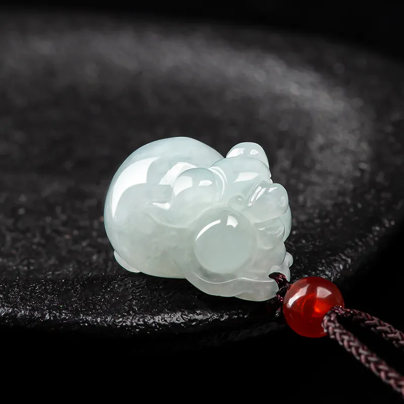 Jade Is Boundless Glutinous Jade Jadeite Necklaces Unisex-13