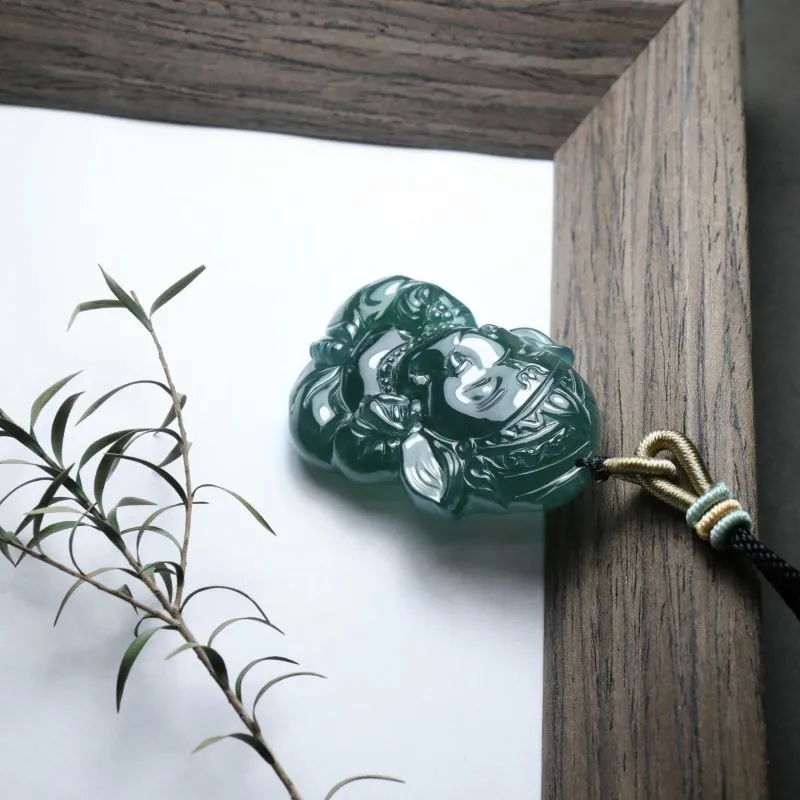 Jade Is Boundless Glutinous Jade Jadeite Necklaces Unisex-6