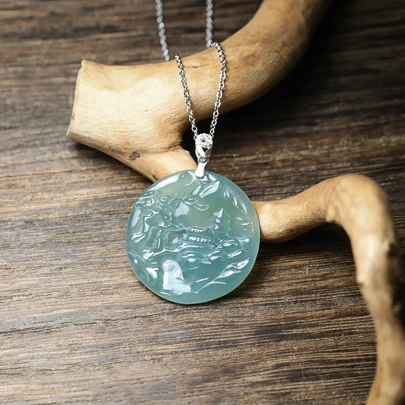 Jade Is Boundless Glutinous Jade Necklaces Unisex-1