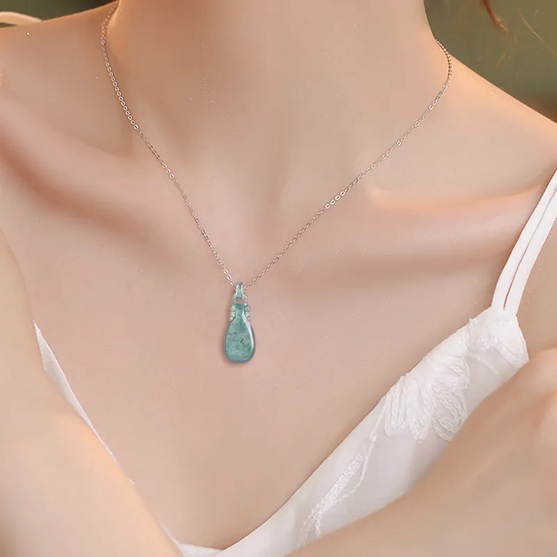 Jade Is Boundless Ice Glutinous Necklaces Women's-1