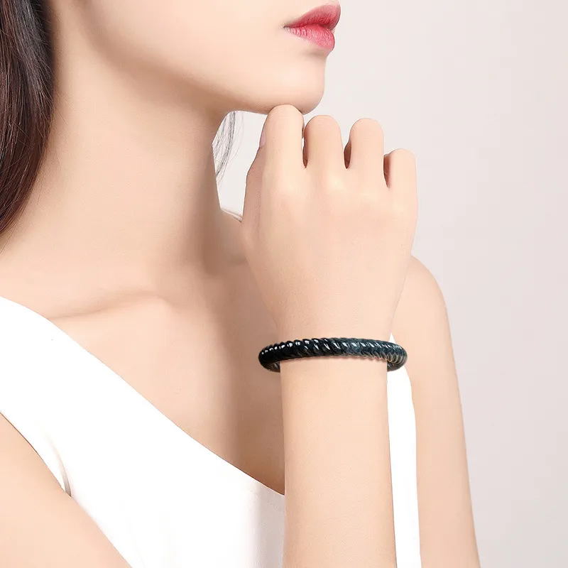 Jade Is Boundless Ice Glutinous Jadeite Bangles Unisex-1