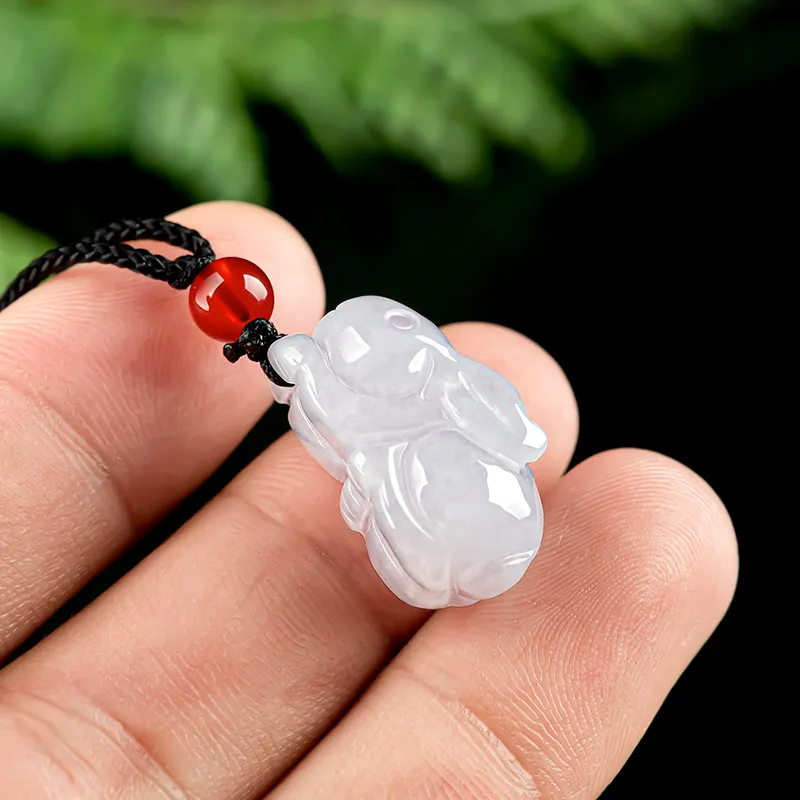 Jade Is Boundless Glutinous Jade Jadeite Necklaces Unisex-6