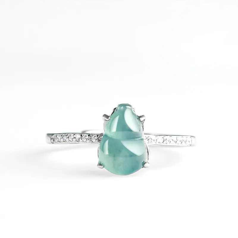 Jade Is Boundless Ice Glutinous Jadeite Rings Women's-1