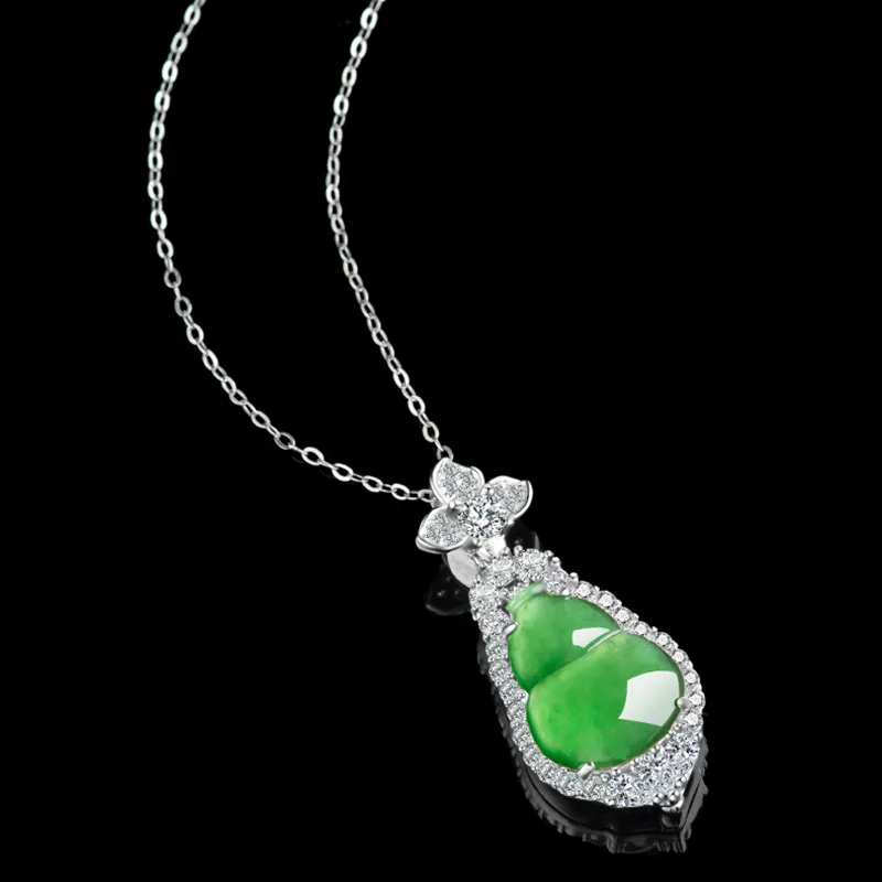 Jade Is Boundless Ice Glutinous Jadeite Necklaces Unisex-4