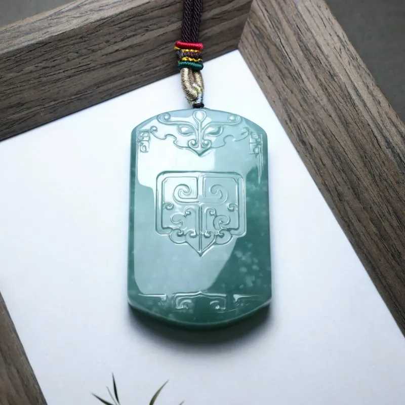 Jade Is Boundless Glutinous Jade Jadeite Necklaces Unisex-3