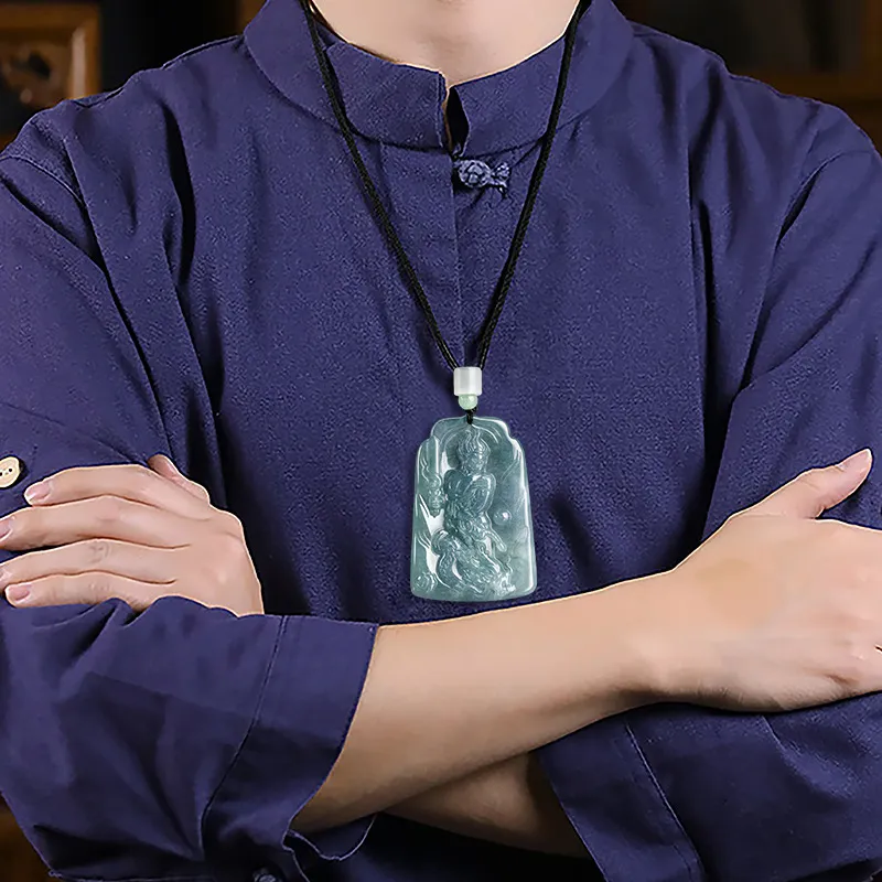 Jade Is Boundless Glutinous Jade Jadeite Necklaces Unisex-1