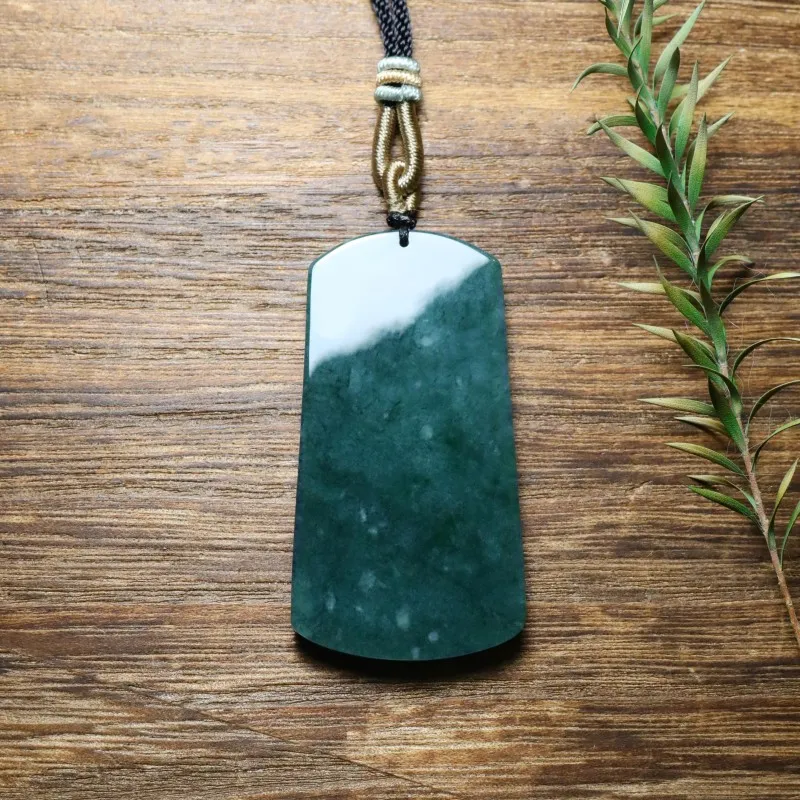 Jade Is Boundless Glutinous Jade Jadeite Necklaces Unisex-4