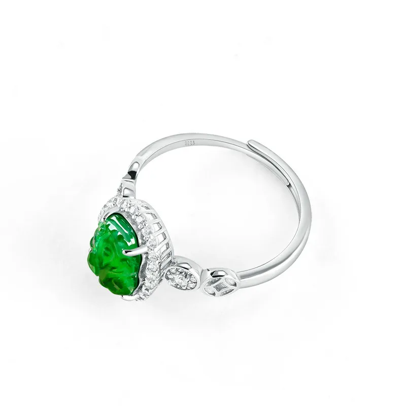 Jade Is Boundless Ice Type Jadeite Rings Unisex-1