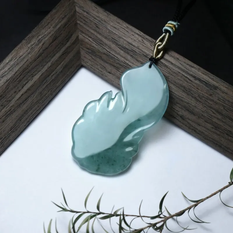 Jade Is Boundless Ice Glutinous Jadeite Necklaces Unisex-5