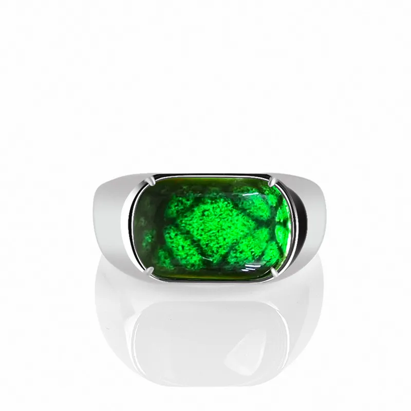 Jade Is Boundless Glutinous Jade Jadeite Rings Women's-1
