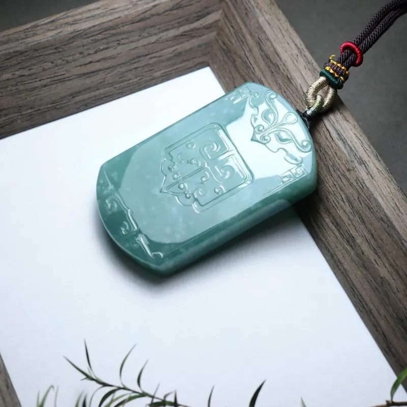 Jade Is Boundless Glutinous Jade Jadeite Necklaces Unisex-6
