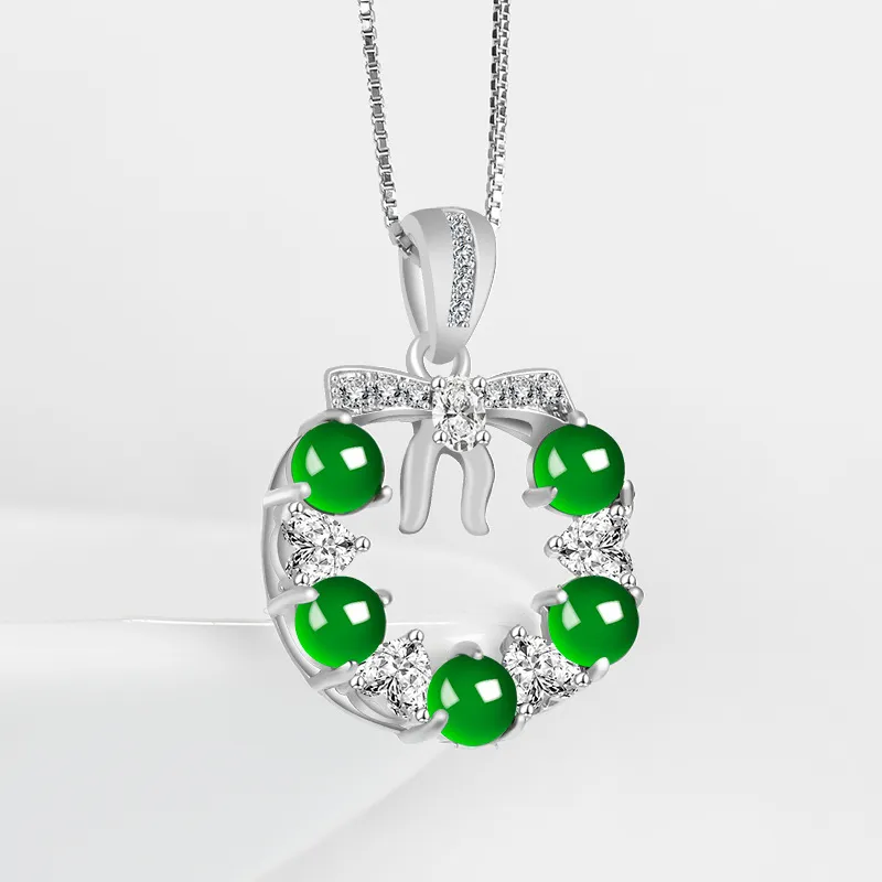 Jade Is Boundless Ice Glutinous Jadeite Necklaces Unisex-2