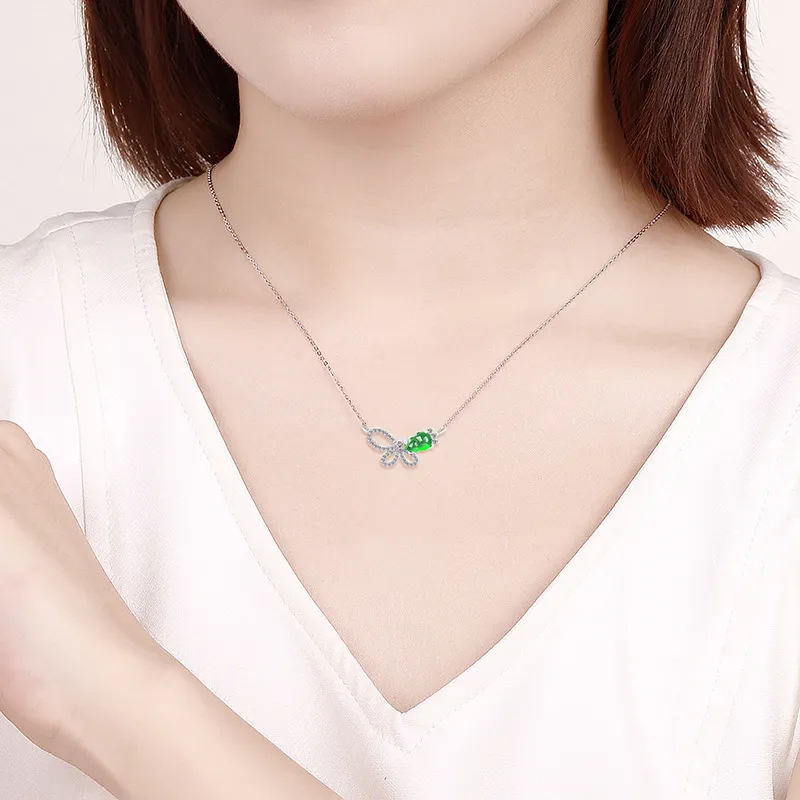 Jade Is Boundless Ice Type Jadeite Necklaces Unisex-3