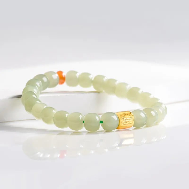 Jade Is Boundless Hetian Jade Bracelets Green Jade Women's-4