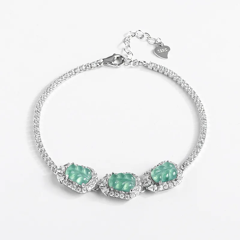 Jade Is Boundless Ice Type Jadeite Bracelets Women's-1