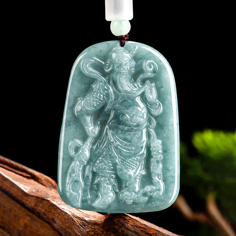 Jade Is Boundless Bean Type Jadeite Necklaces Unisex-2