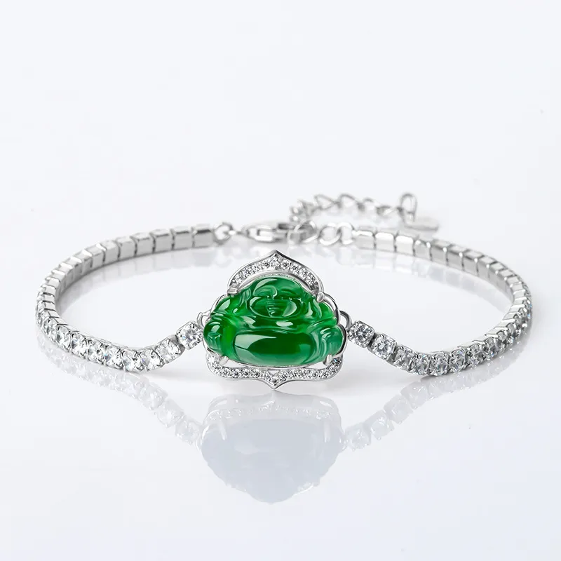 Jade Is Boundless Ice Type Jadeite Bracelets Women's-1