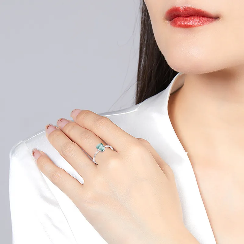 Jade Is Boundless Ice Glutinous Jadeite Rings Women's-4