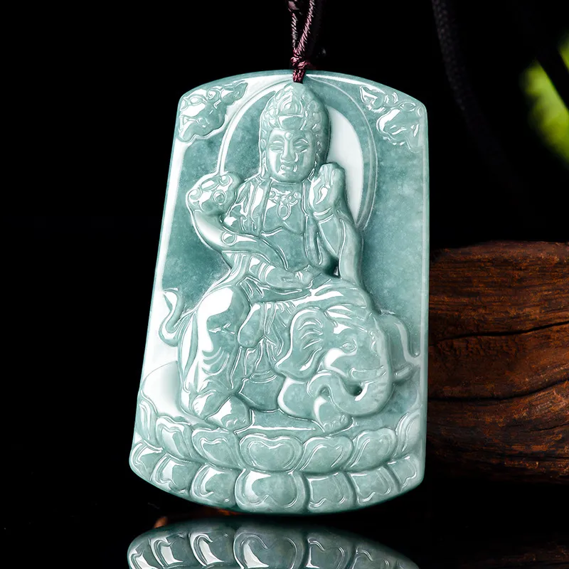 Jade Is Boundless Bean Type Jadeite Necklaces Unisex-1