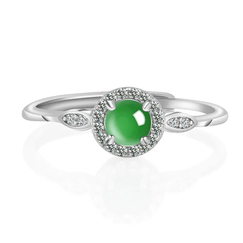 Jade Is Boundless Ice Glutinous Jadeite Rings Women's-2