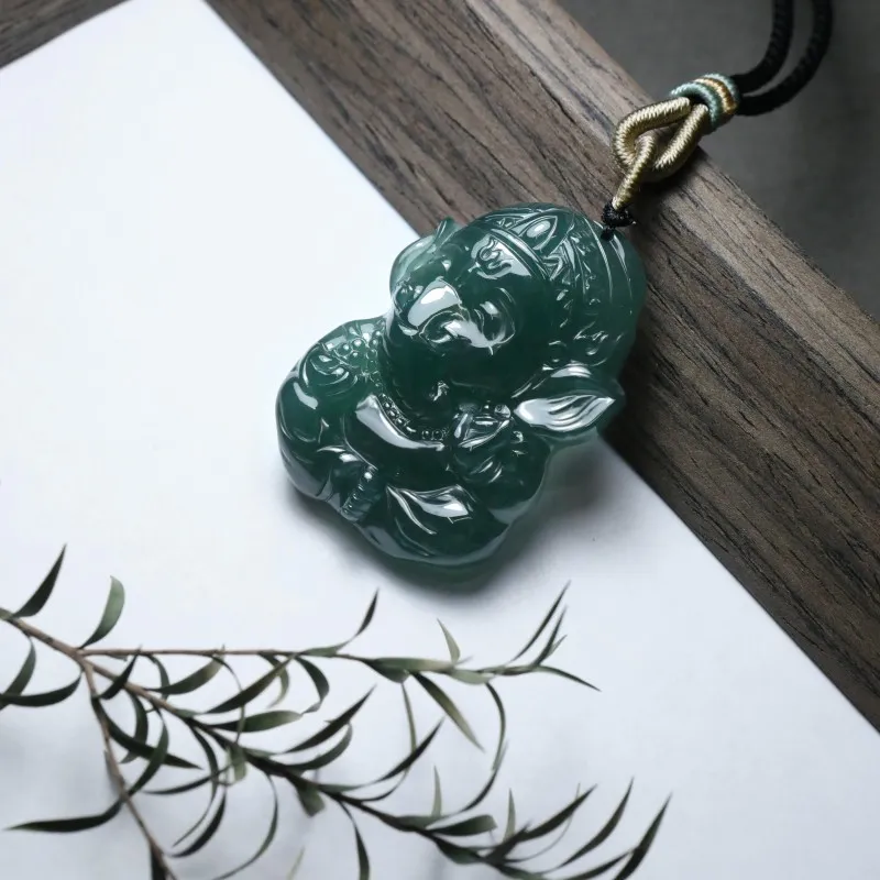 Jade Is Boundless Glutinous Jade Jadeite Necklaces Unisex-3