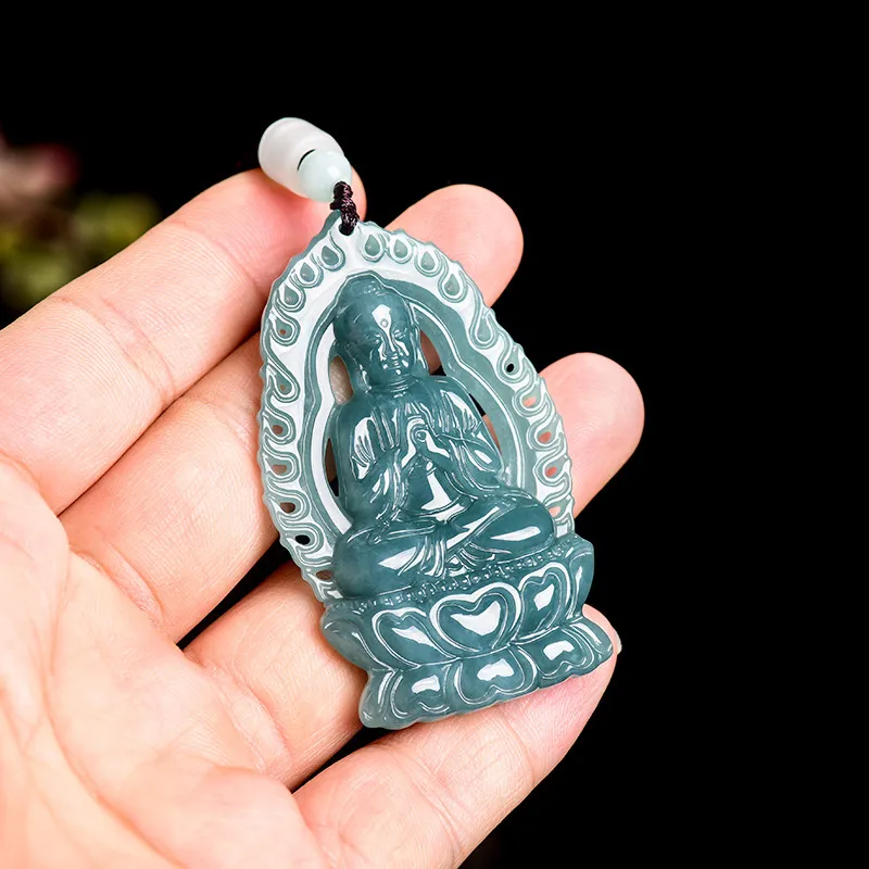Jade Is Boundless Ice Glutinous Jadeite Necklaces Unisex-4