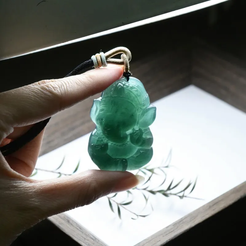 Jade Is Boundless Glutinous Jade Jadeite Necklaces Unisex-2