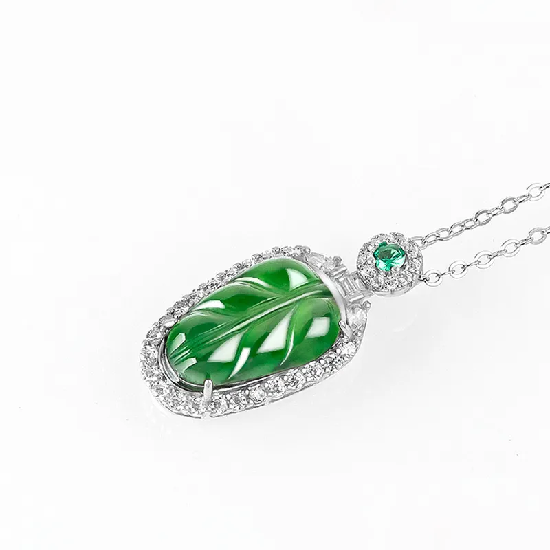 Jade Is Boundless Ice Type Jadeite Necklaces Unisex-1