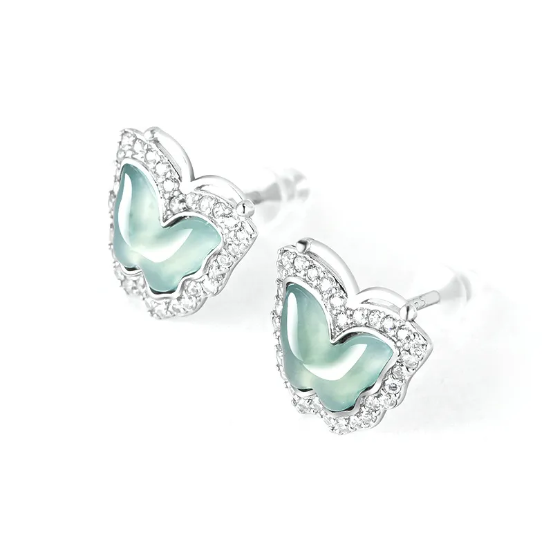 Jade Is Boundless Ice Type Jadeite Earrings Women's-2